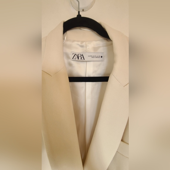 Zara Knit double-breasted blazer - Picture 2 of 7